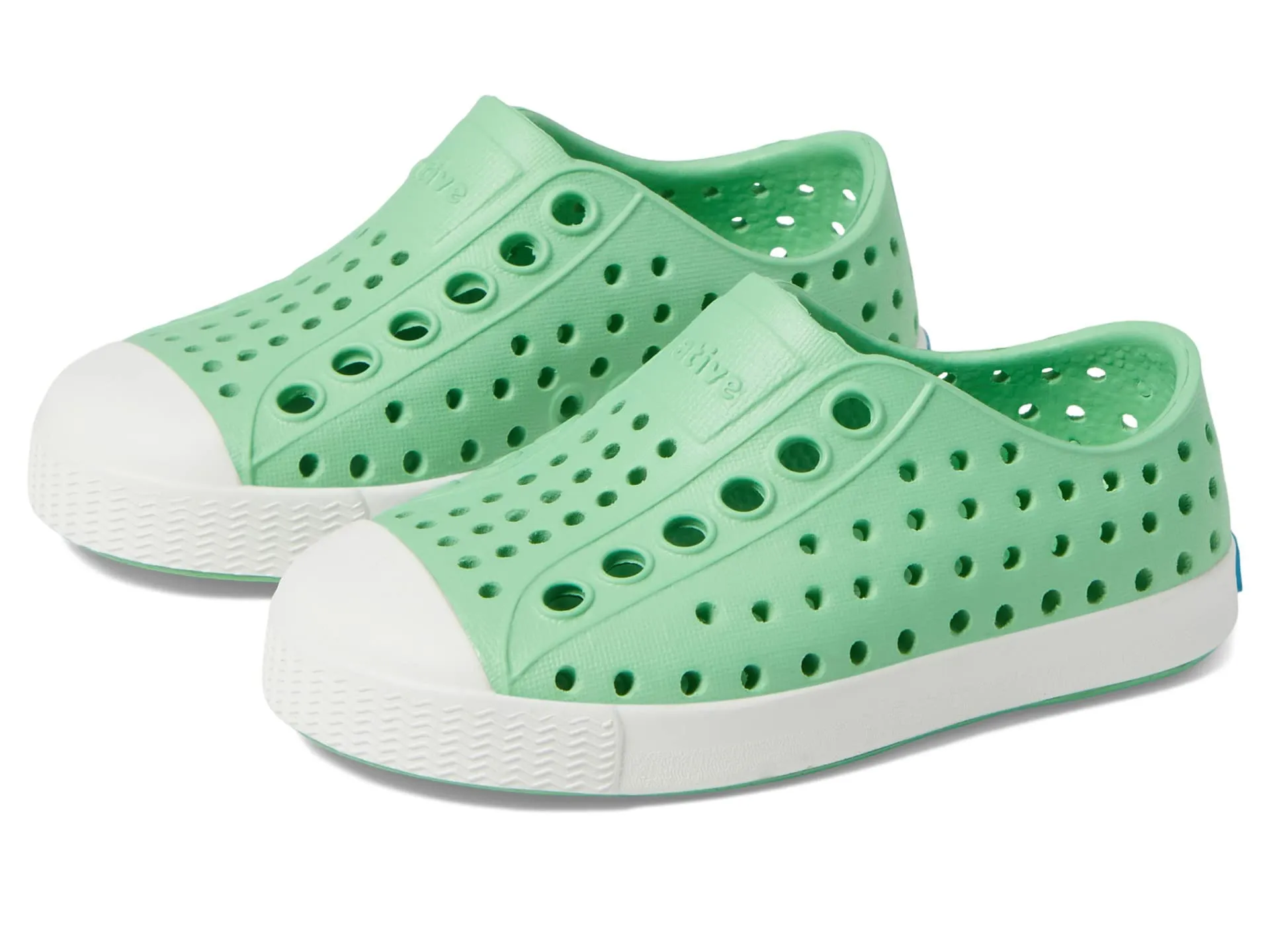 Native Shoes Kids Jefferson Slip-on Sneakers, Candy Green
