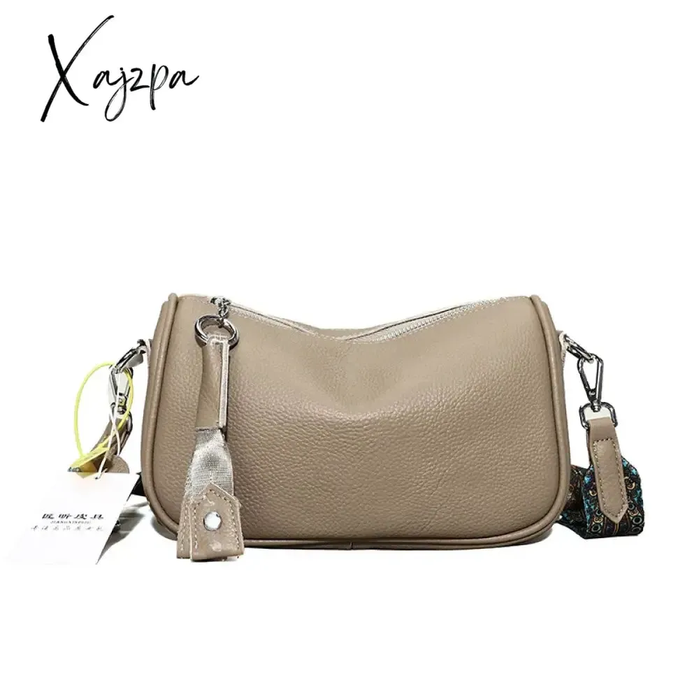 New Women Genuine Leather Shoulder Bags Female Multifunctional Large Capacity Shoulder Bags Fashion Crossbody Bags For Ladies