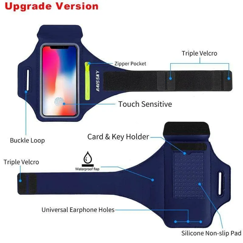 Non-slip Zipper Running Sport Armbands iPhone 13 Pro