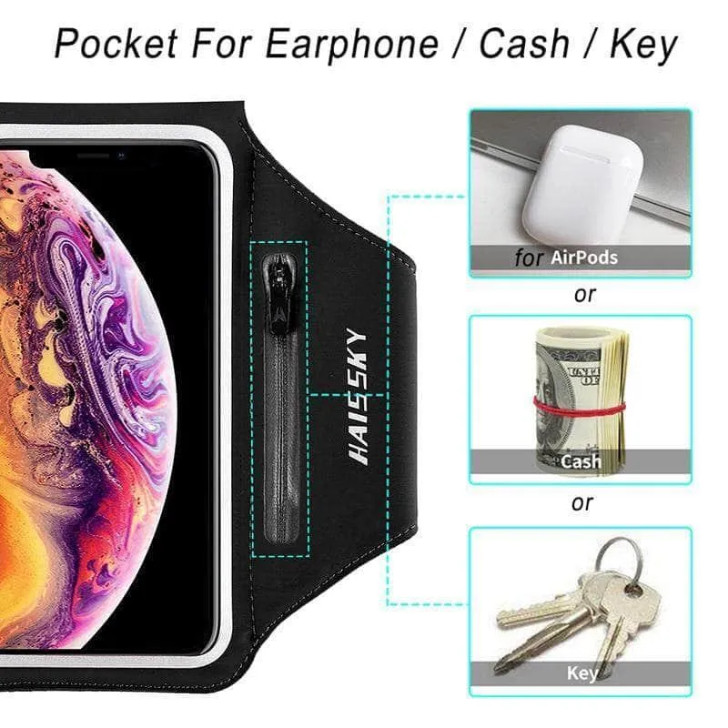 Non-slip Zipper Running Sport Armbands iPhone 13 Pro