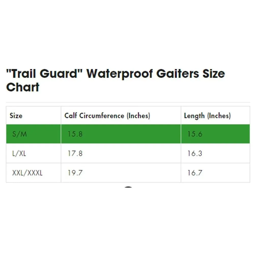 "Trail Guard" Waterproof Gaiters