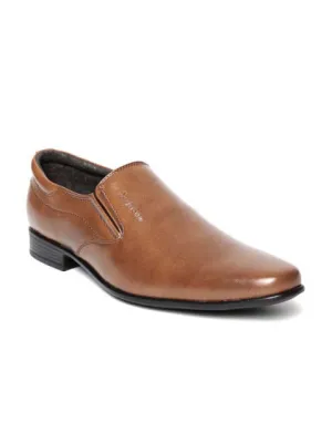 San Frissco Men Tan Formal Shoes