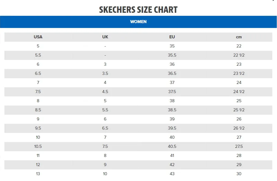Skechers (GAR149820) Ladies Sports Hillcrest in UK 3 to 8