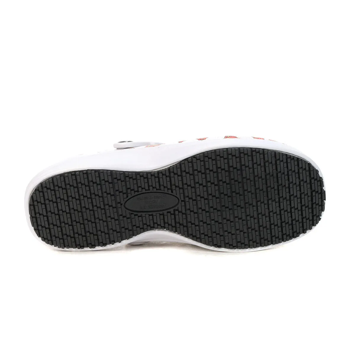 Skechers Women's Riverbound - Saving White/Red Superman Rubber Clogs 108091