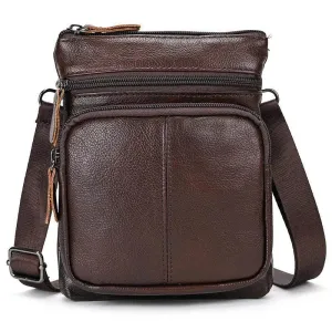 Small Leather Shoulder Crossbody Bags Mini Sling Bag for