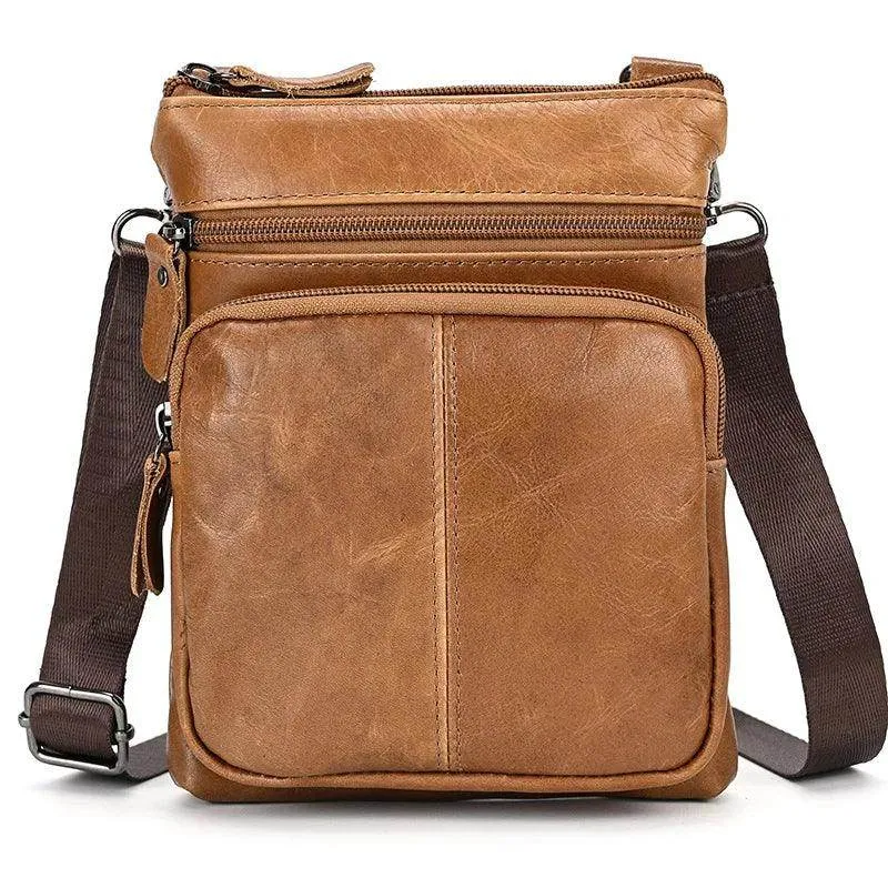 Small Leather Shoulder Crossbody Bags Mini Sling Bag for