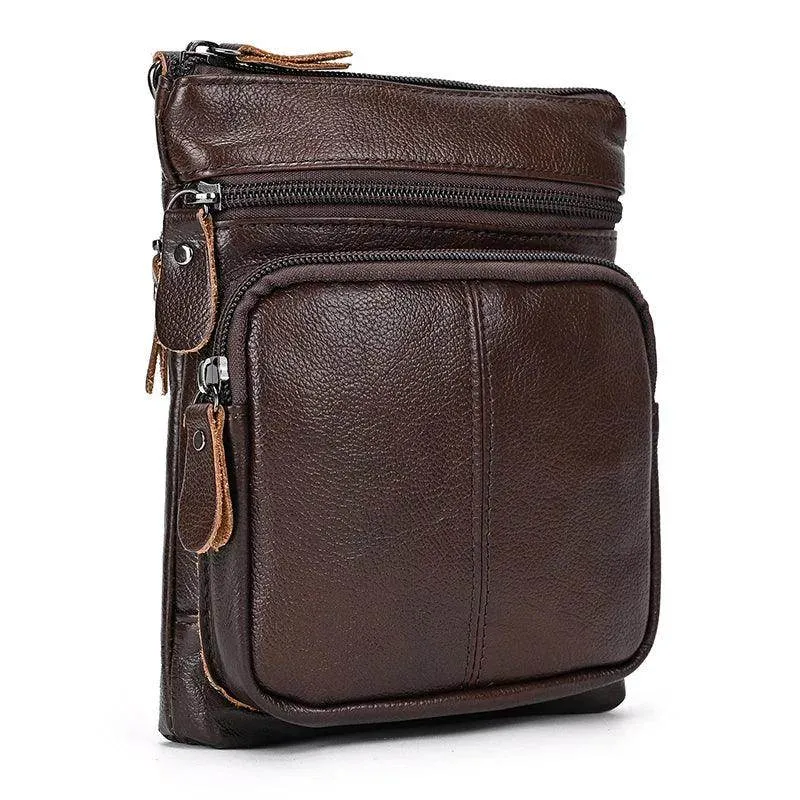 Small Leather Shoulder Crossbody Bags Mini Sling Bag for