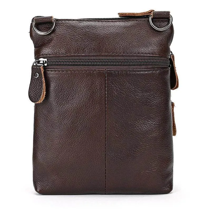 Small Leather Shoulder Crossbody Bags Mini Sling Bag for