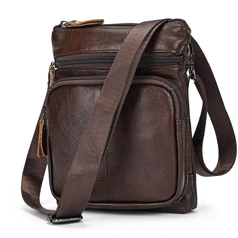 Small Leather Shoulder Crossbody Bags Mini Sling Bag for