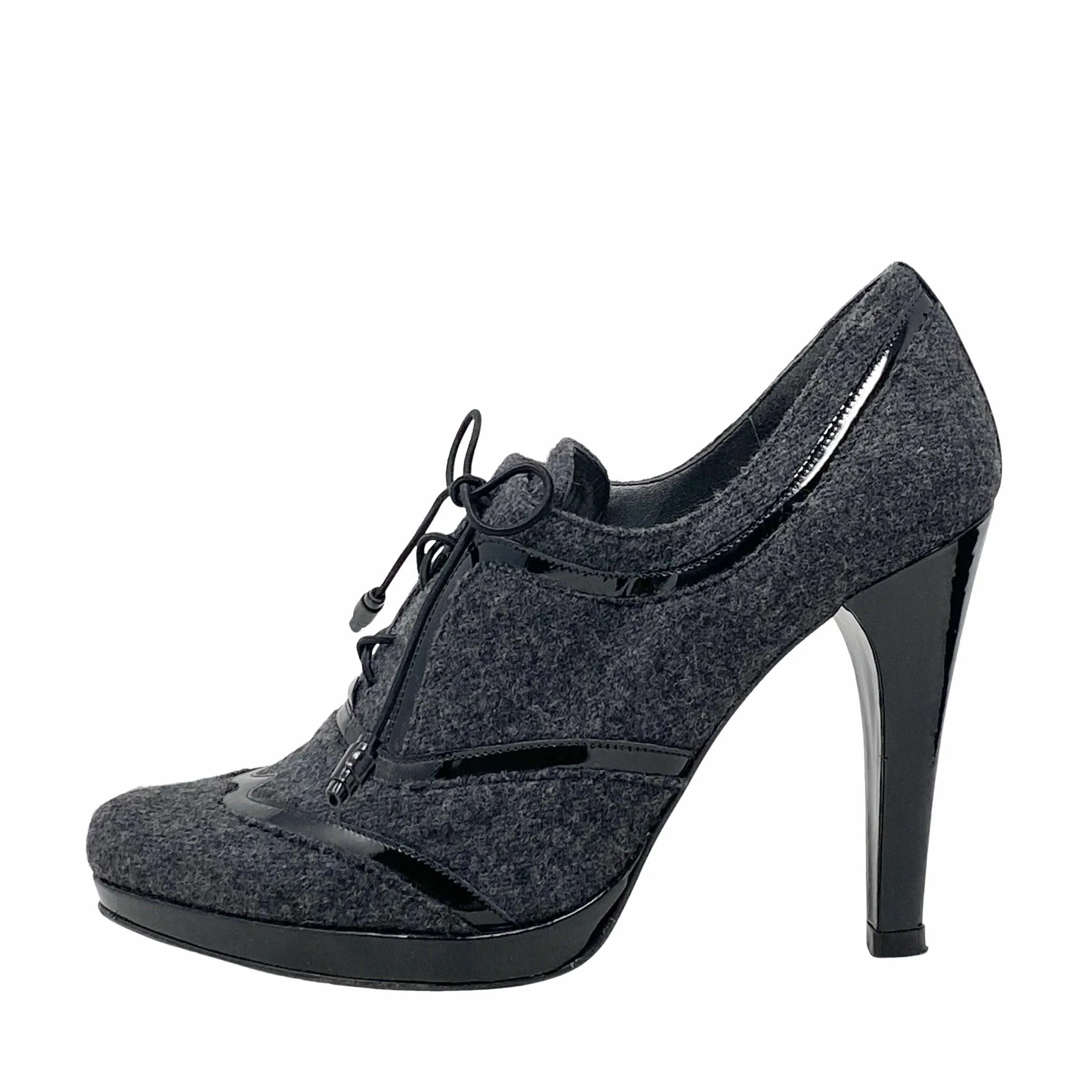 Stuart Weitzman Gray Oxford Booties 35.5