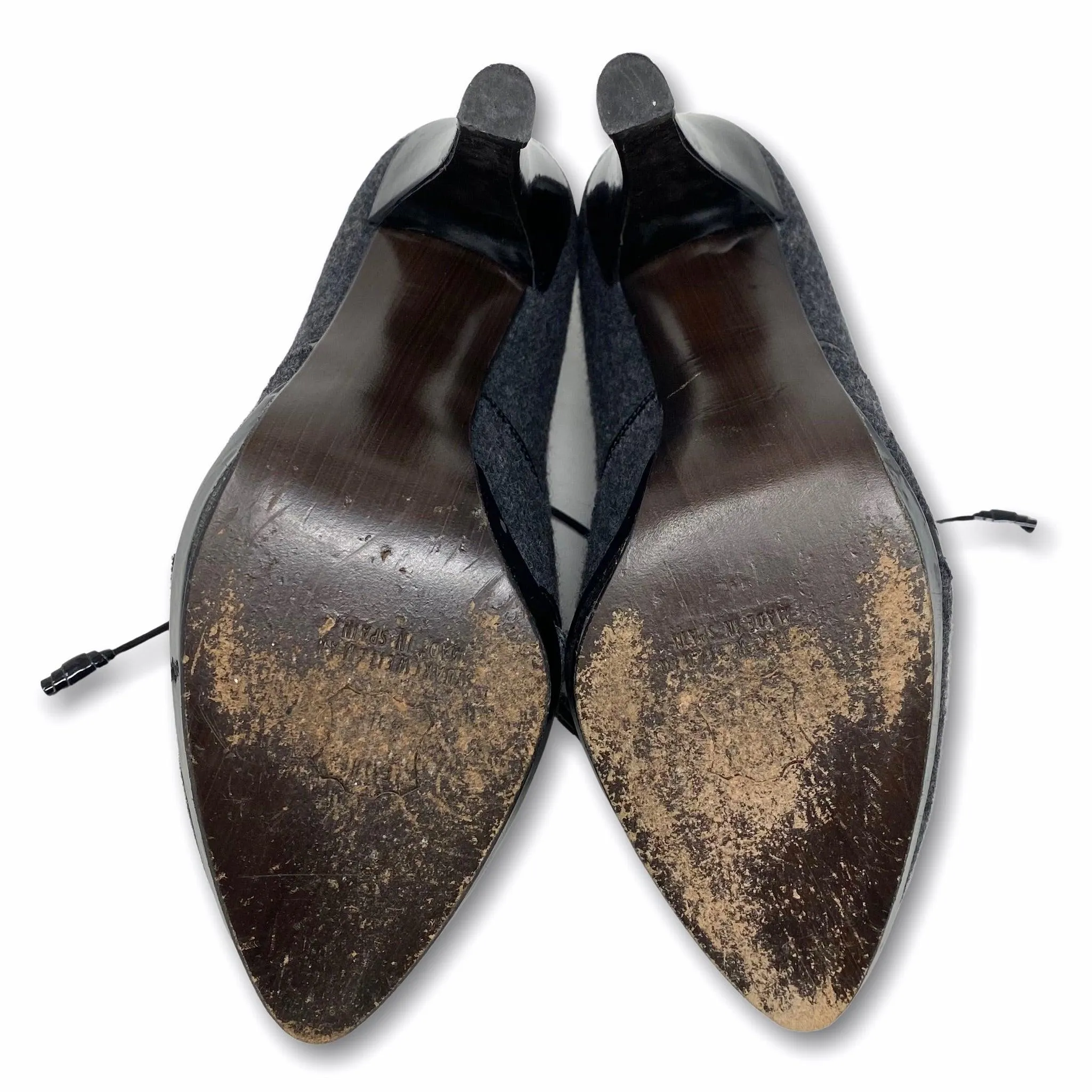 Stuart Weitzman Gray Oxford Booties 35.5