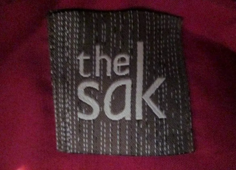THE SAK Knit Vegan Hobo Tote Satchel Purse Beach Book Bag SUMMER STRIPE