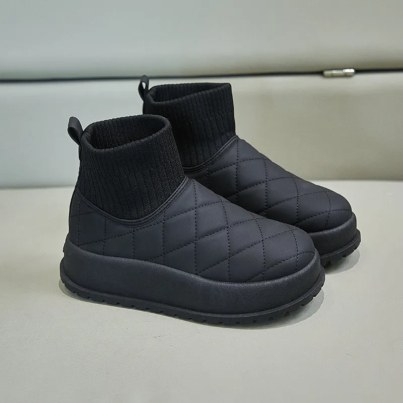 Thermal Padded High Top Snow Boots