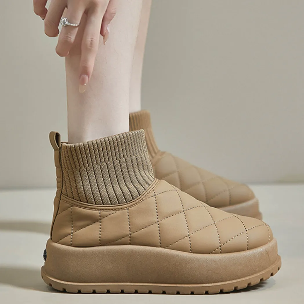 Thermal Padded High Top Snow Boots