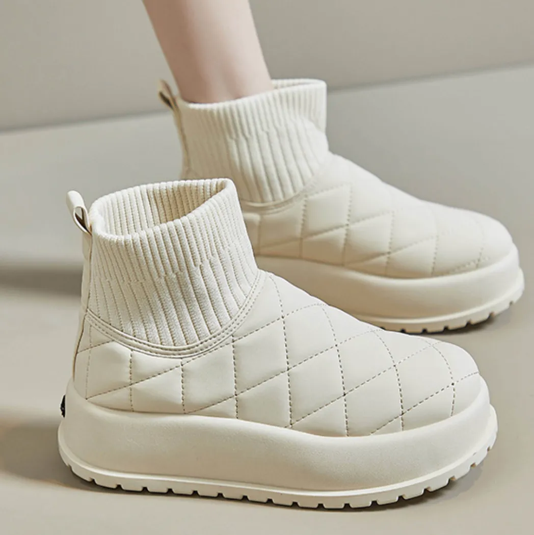 Thermal Padded High Top Snow Boots
