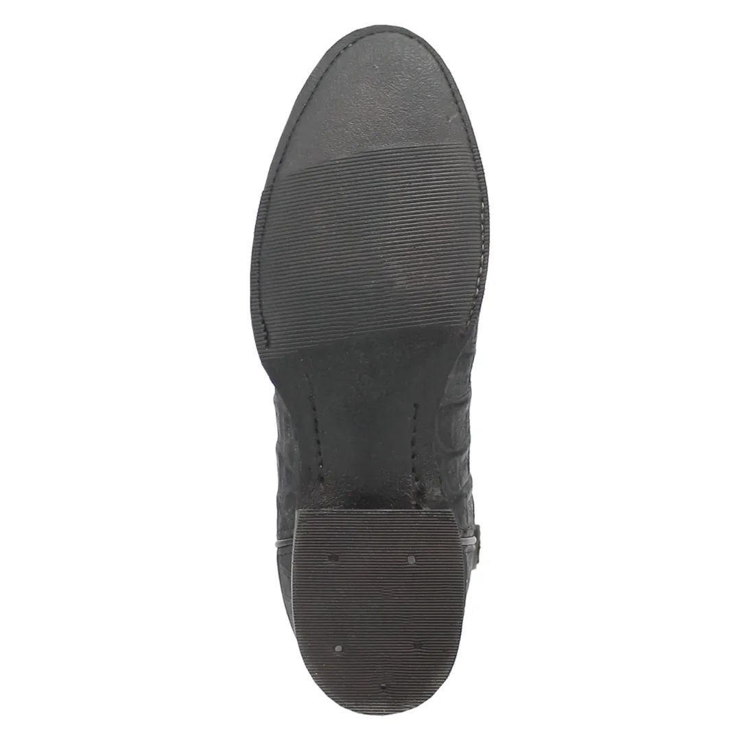 Trail Boss Leather Boot - Black/Black - DI108-BK