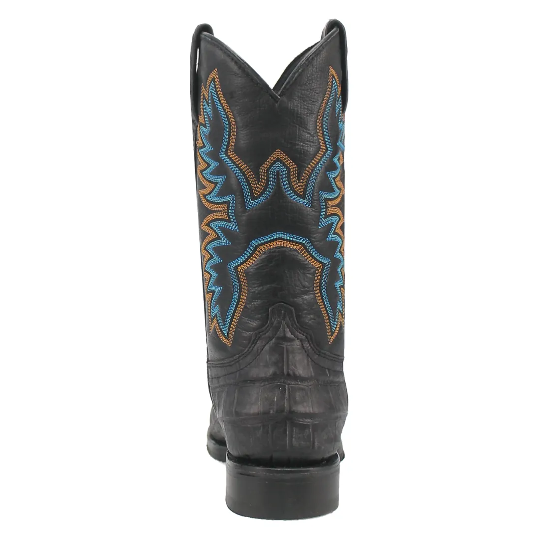 Trail Boss Leather Boot - Black/Black - DI108-BK