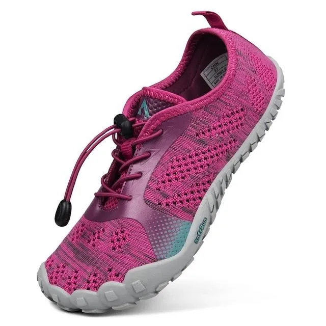 Unisex Men Running Shoes Summer Breathable Sneakers Gym Walking Outsole Toes Quick Drying design 1