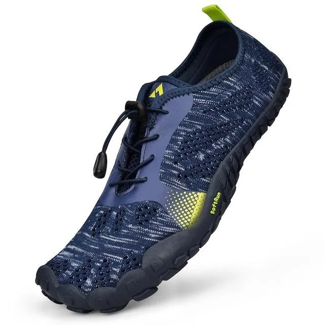 Unisex Men Running Shoes Summer Breathable Sneakers Gym Walking Outsole Toes Quick Drying design 1