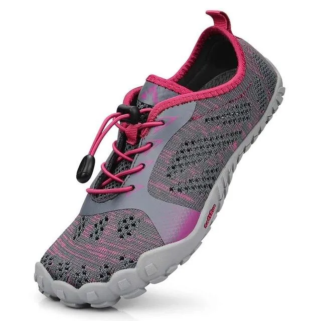 Unisex Men Running Shoes Summer Breathable Sneakers Gym Walking Outsole Toes Quick Drying design 1