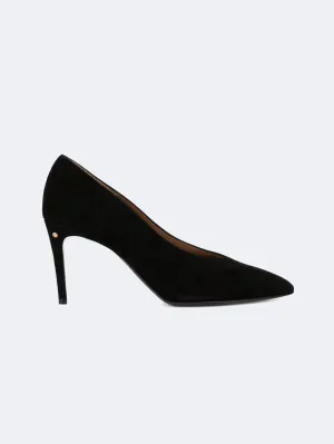 VIVETTE SUEDE HEELS BLACK