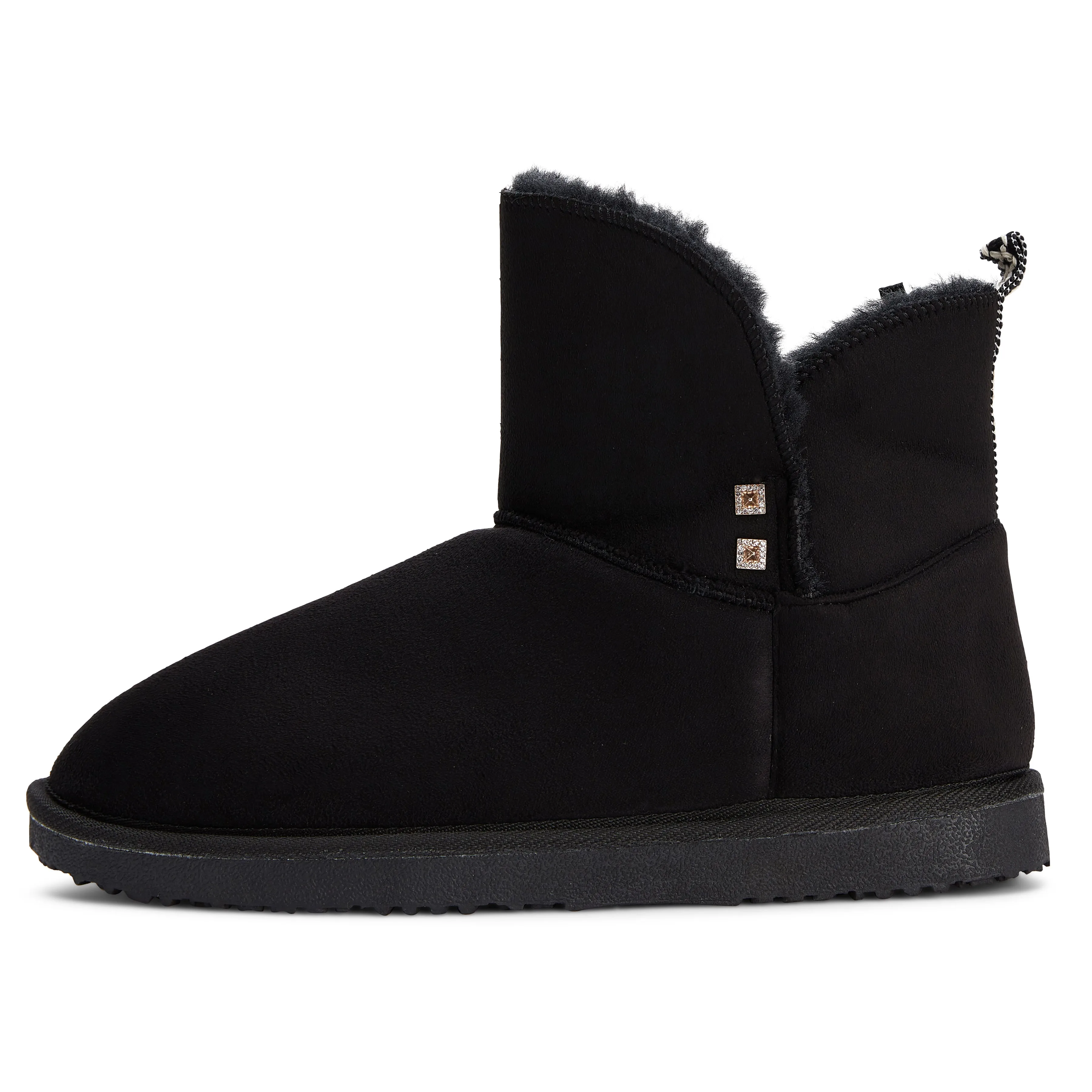 Womens Bobbie Faux Fur Ankle Boot