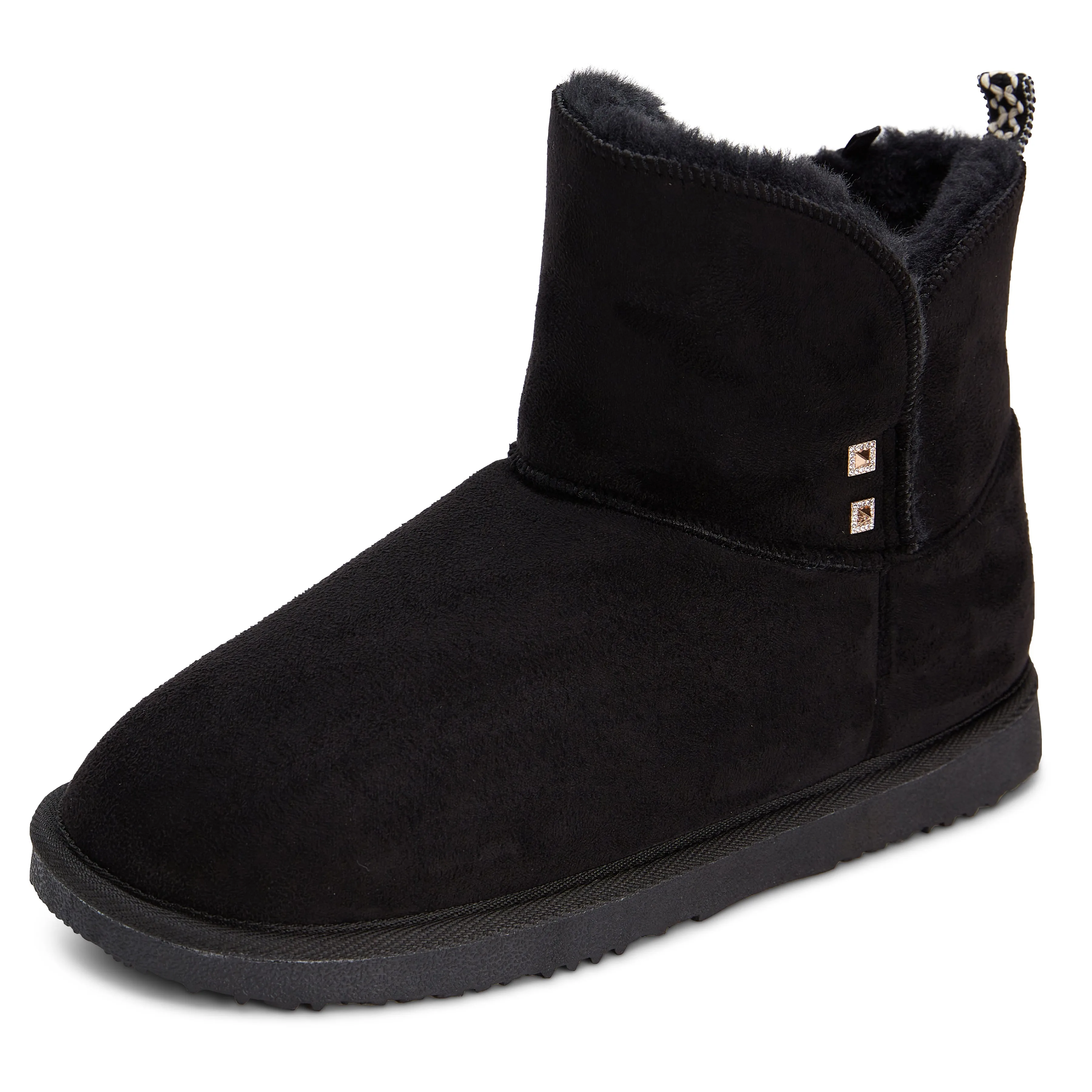 Womens Bobbie Faux Fur Ankle Boot