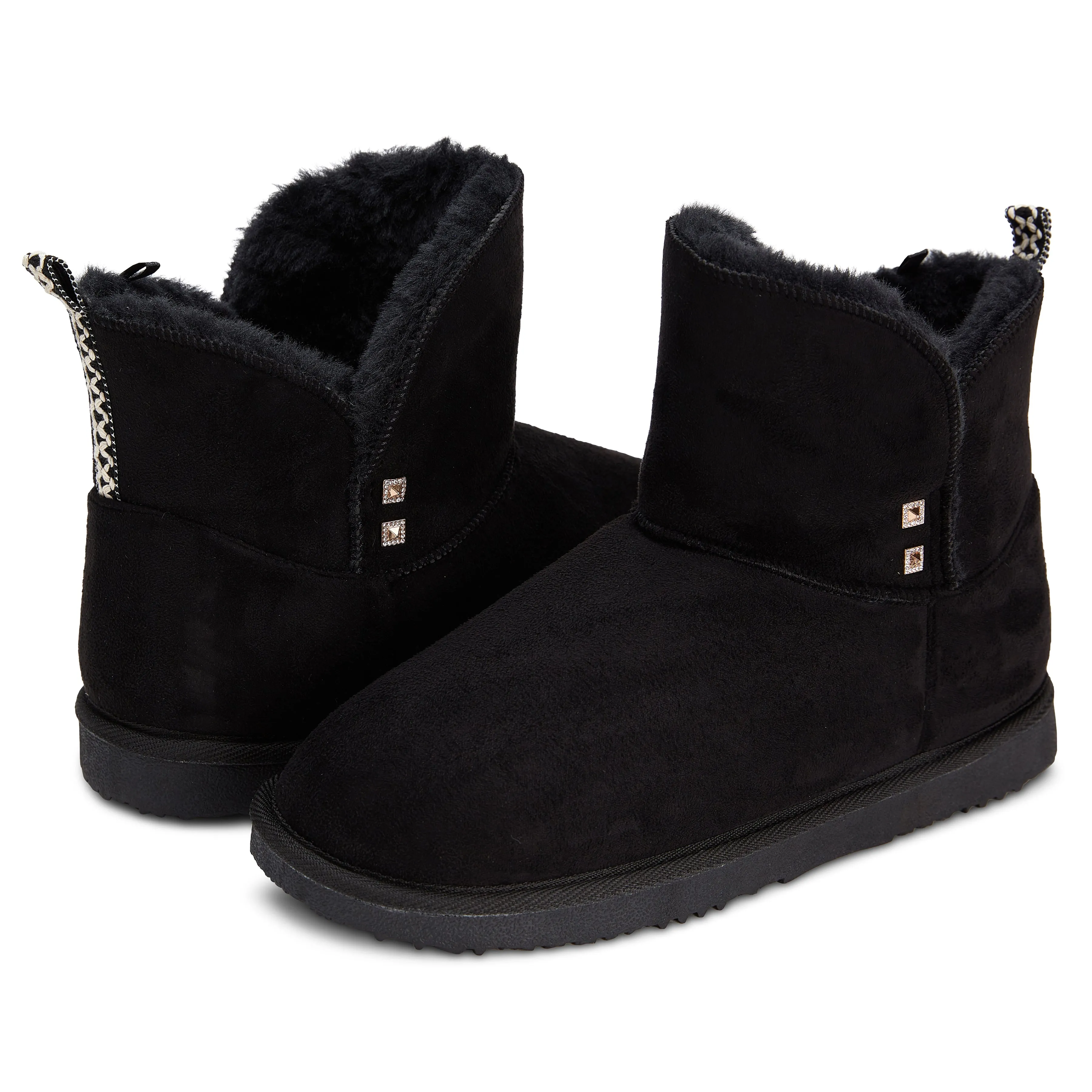 Womens Bobbie Faux Fur Ankle Boot