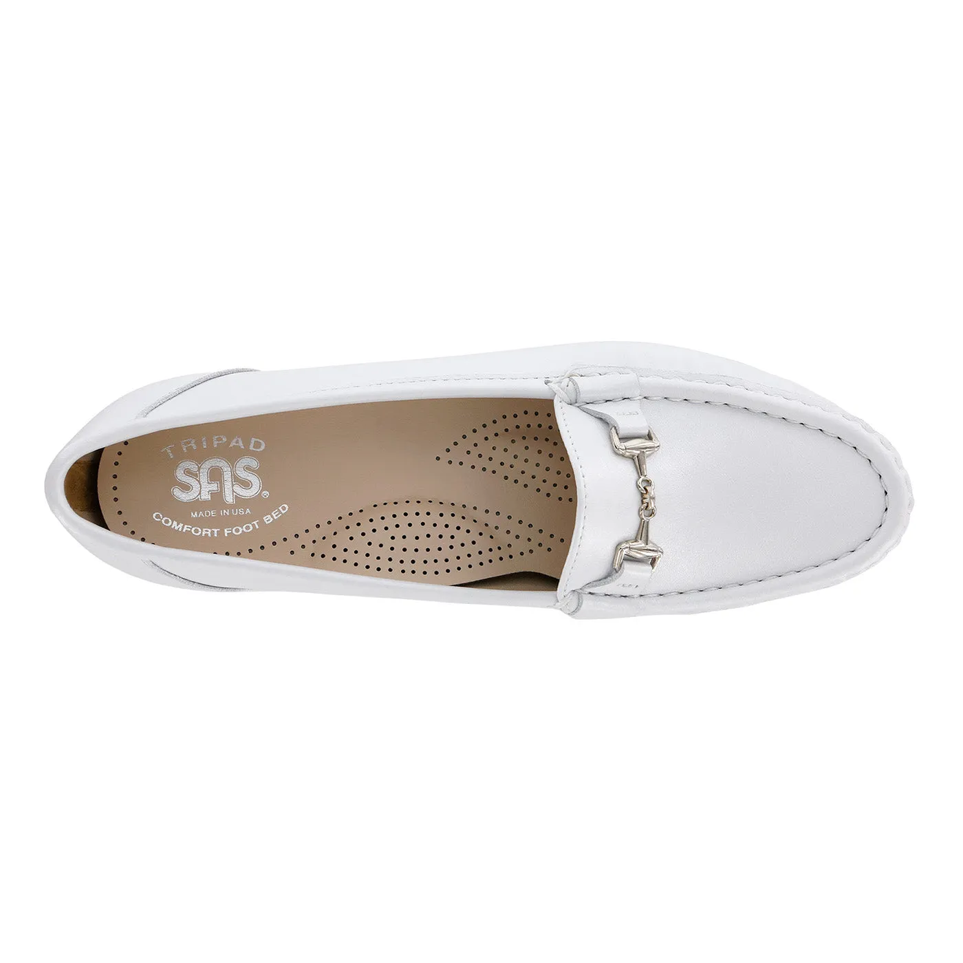 Women's Metro Slip On Loafer Pearl White