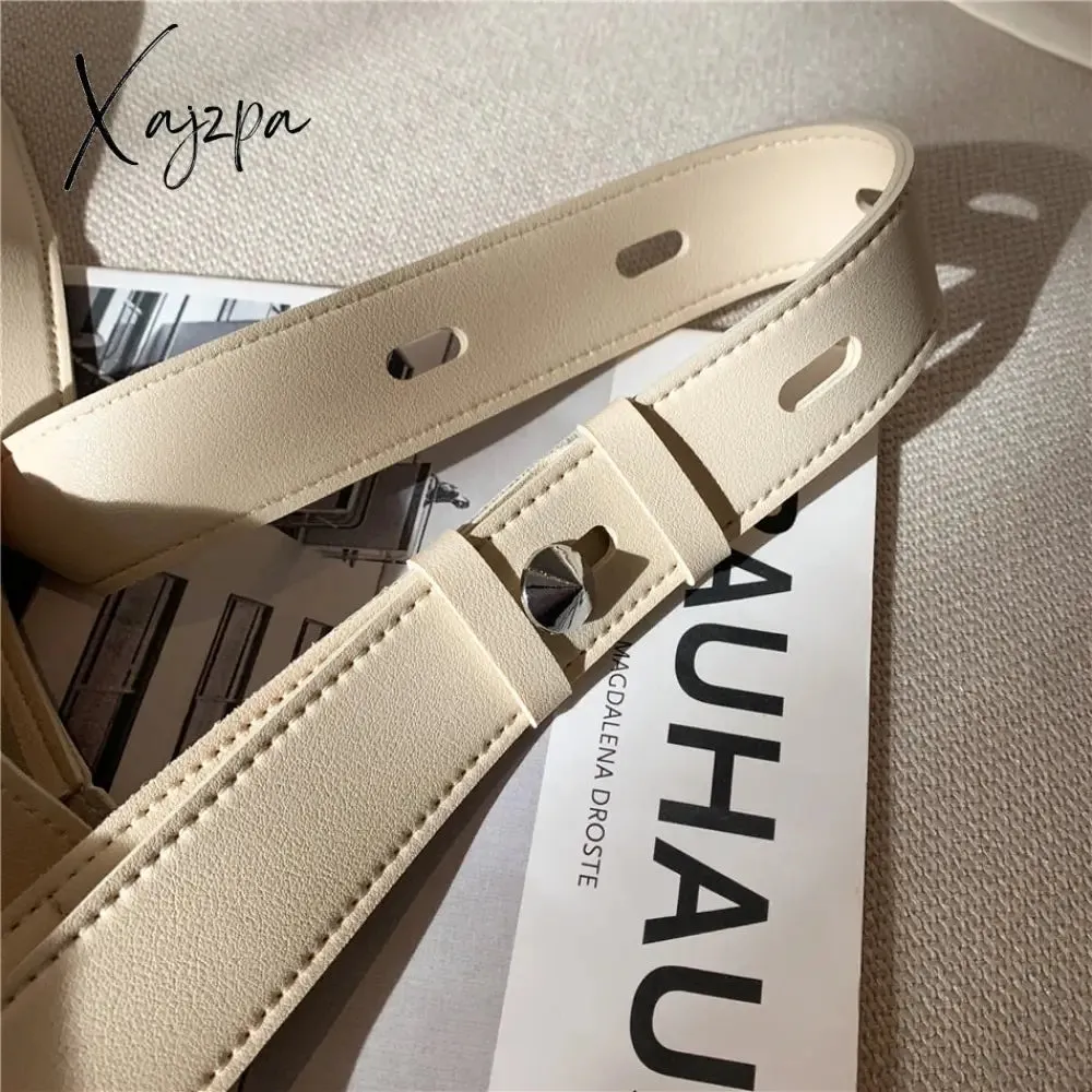 Xajzpa - 2 Sets Casual Tote Bags PU Leather Shoulder Bags for Women Fashion Female Travel Bag Designer Luxury Lady Underarm Bag Brand Sac